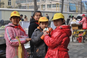 Yellow School Caps, Jinan, China