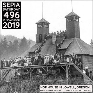 Hop House In Lowell : Sepia Saturday 496 Header